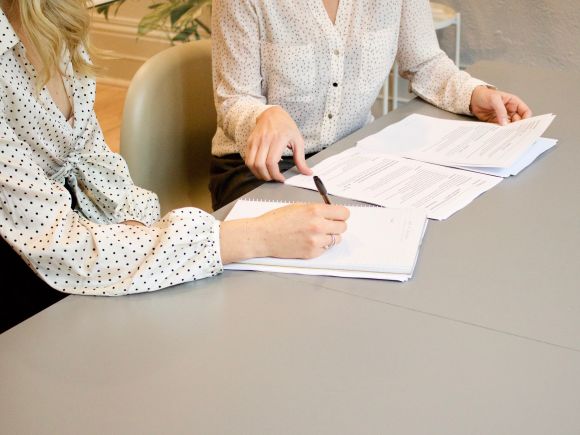 Signing paperwork
