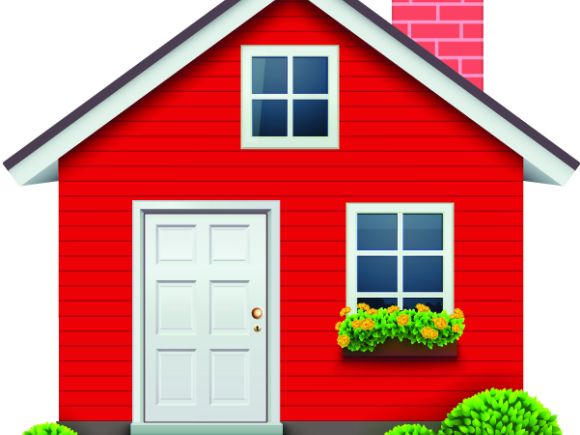 cartoon house