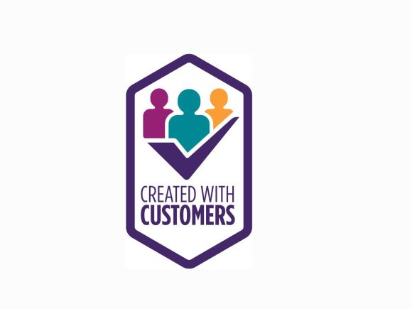 Created with Customer logo