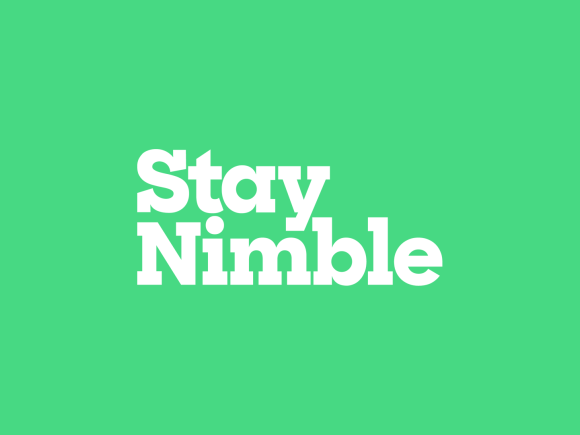 Stay Nimble Logo Green