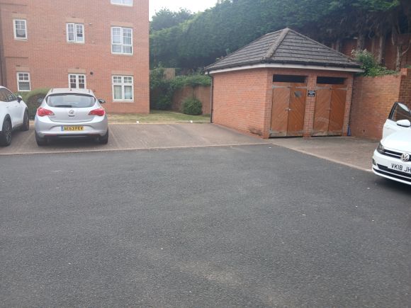 a communal area for parking