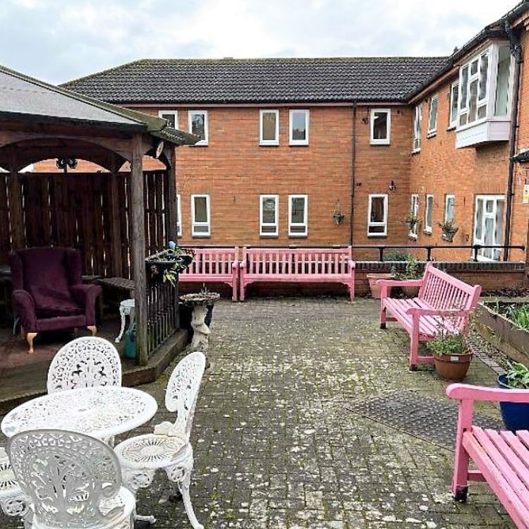 Rowan Court Patio area