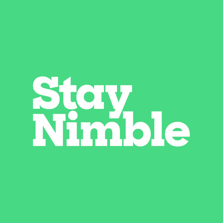 Stay Nimble Logo Green