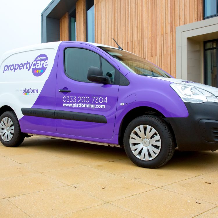 A Property Care van