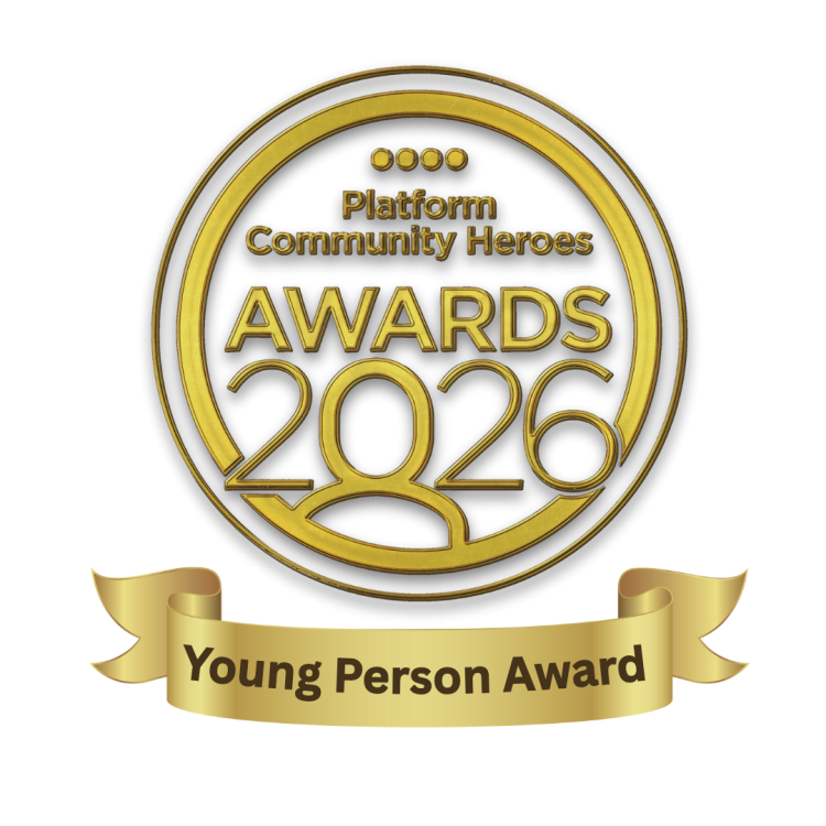Platform Community Heroes Awards 2026 - Young Person Award logo