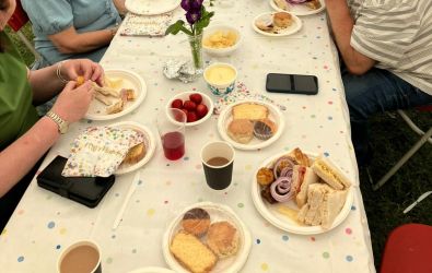 Afternoon tea on the green
