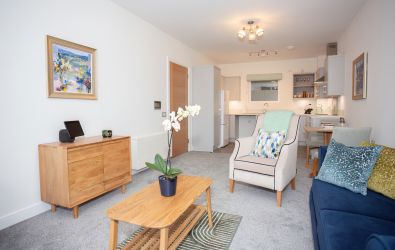Inside an apartment at Cathedral Park