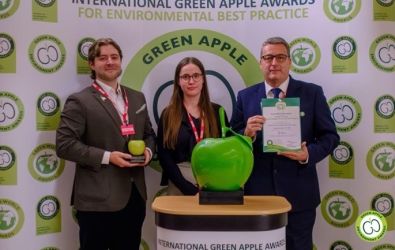 Colleagues receiving the award