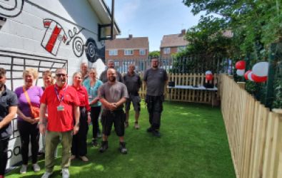 The opening of the revamped area at the Lighthouse project