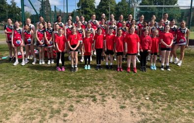 Members of the netball team