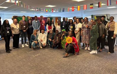 Colleagues celebrating International Culture Day 