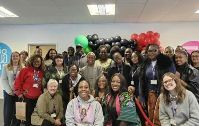 Colleagues celebrating Black History Month